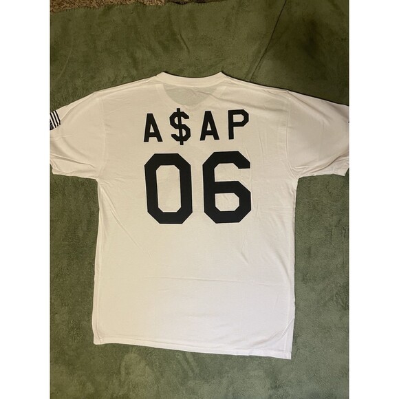 ASAP Rocky Size XL Men’s Anarchy Tour Merch White Shirt - Picture 3 of 6